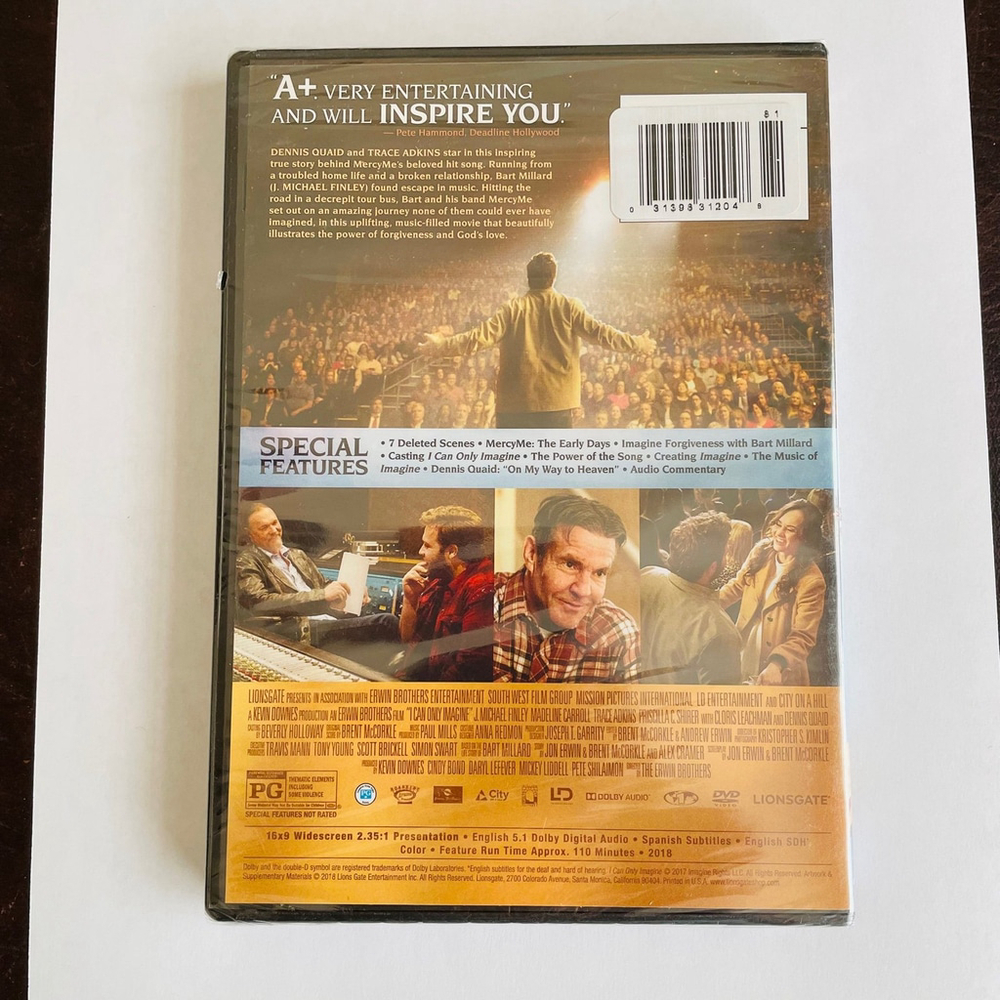 I Can Only Imagine DVD New! - Picture 2 of 2